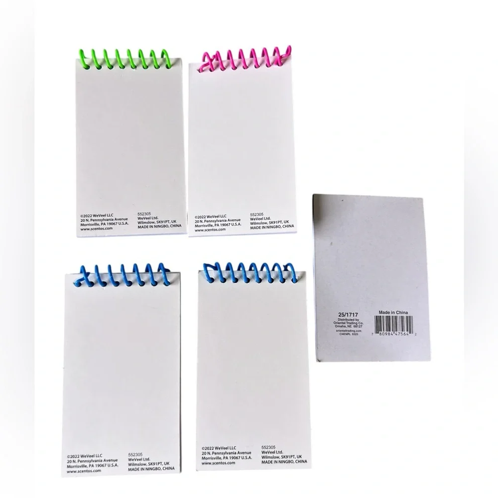 Monster Mini Notepads – Set of 5 Kids Party Favors